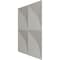 Ekena Millwork 11 7/8in. W x 11 7/8in. H Tirana EnduraWall Decorative 3D Wall Panel Covers 0.98 Sq. Ft. WP12X12TICST - alternate 2